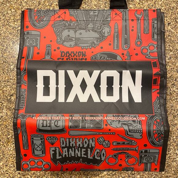 Dixxon Flannel Co Shopping Bag Reusable Tote Gift Bag - Picture 1 of 2